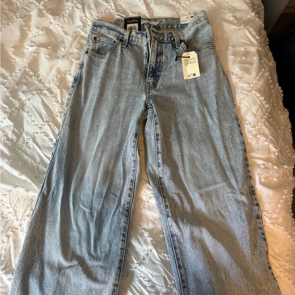 Levi Baggy Dad Light Blue Denim Jeans